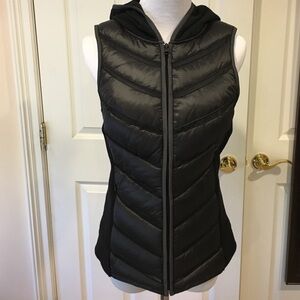 SoulCycle NWT Moto Hoodie Vest w Skull Sz S $124